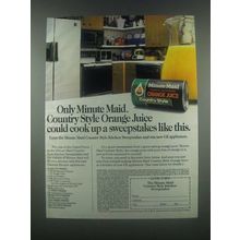 1985 Minute Maid Country Style Orange Juice Ad