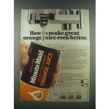 1985 Minute Maid Orange Juice Ad - Make Even Better