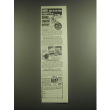 1982 Belsaw Institute Ad - Now! Get in on the profits in small engine repair