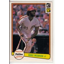 1982 Donruss baseball card 497 Bake McBride