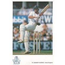 Nasser Hussain Essex English International Cricket Player Postcard