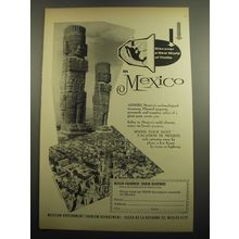 1960 Mexican Government Tourism Department Ad - Discover a new world of Thrills