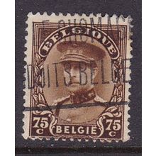 BELGIUM 1931 ALBERT I 75c VALUE USED SG582