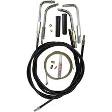 Venhill U01-4-402-BK H-D Twin Cam V-Twin Motorcycle Throttle and Idle Cable Kit