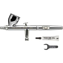 Iwata Eclipse HP-CS Airbrush - Gravity Feed Dual Action, High-Flow Atomization f