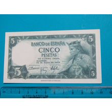 Espana Spain 1954 5 Pesetas Banknote Reproduction - 37