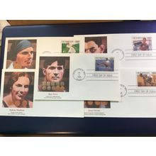 ICOLLECTZONE US FDC 2496-2500 Olympics Color Cavhets (F500)