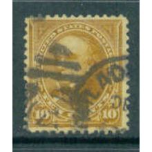 Used 283 10c Daniel Webster Fine M05348