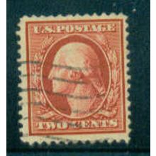 Used 375 2c George Washington Fine A08155