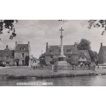 Bourton On The Water Military Memorial Gloucester Real Photo Postcard