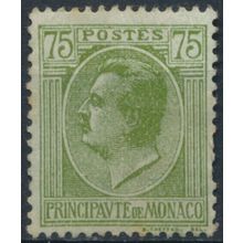 Prince Louis II: 75c - Monaco 1926 - NM H - MiNr 90
