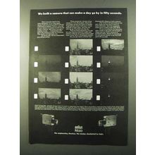 1971 Braun NIZO S-56 and S-80 Super 8 Movie Cameras Ad