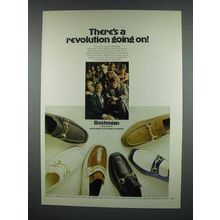 1971 Bostonian Unwinders Shoes Ad - Revolution