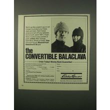 1979 Eddie Bauer Convertible Balaclava Ad