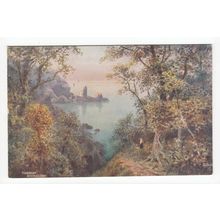 Anstey's Cove Devon H B Wimbush Oilette Art Postcard 7979