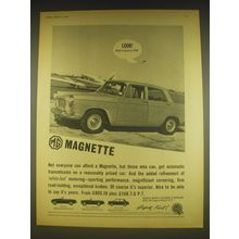 1963 MG Magnette Car Advertisement - Look! They've got an MG