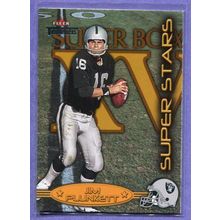 2002 Fleer Throwbacks Super Stars #4 Jim Plunkett Raiders FB