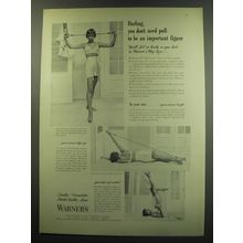 1949 Warner's Girdles, Corselettes, Pantie Girdles and Bras Advertisement