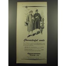 1950 Abercrombie & Fitch Wanderlust Coats Ad - Characterful Coats