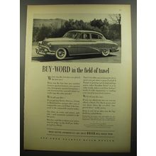 1952 Buick Cars Ad - Buy-word in the field of travel