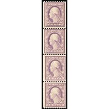 489, Mint NH Line Strip of Four Stamps Cat $90.00 - Stuart Katz
