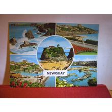 multiview, NEWQUAY, CORNWALL. used postcard. John Hinde 1982 pm =