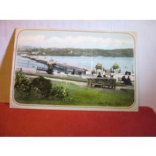 THE PIER, BANGOR, CAERNARFONSHIRE used antique postcard =