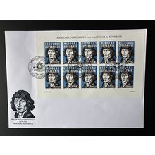 0 € 2023 - FDC IMPERF feuillet ' Nicolaus Copernicus ' Matej Gabris type II