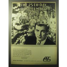 1960 Atco Records Ad - The 25th day of December with Bobby Darin