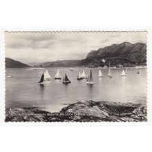 Plockton Annual Regatta on Loch Carron Postcard RP Ross-shire Scotland