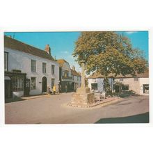 The Square Alfriston Postcard East Sussex 0405