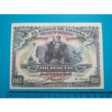 Espana Spain 1907 1000 Pesetas Banknote Reproduction - 193