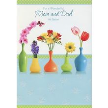For A Wonderful Mom & Dad At Easter - Easter Greeting Card - 22854