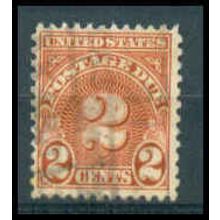 Used J81 2c Postage Due Fine WA1290