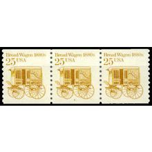 2136 25c Bread Wagon Fine MNH Dry Gum PNC 4/3 W1508