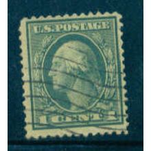 Used 405 1c George Washington Fine A08631