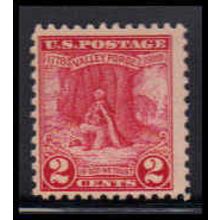 645 2c Valley Forge Just Clears MNH O0944