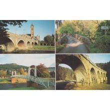 Peebles Bridges 1994 Scottish Civic Society Postcard