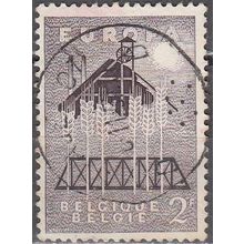 Belgique 1957 Michel 1070 O Cote (2008) 0.25 € Europa CEPT Six épis de blé