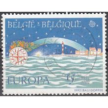 Belgique 1992 Michel 2506 O Cote (2008) 0.50 € Europa CEPT Cachet rond