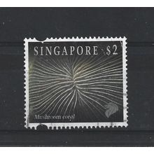 Singapore.SG751 $2 Mushroom coral.Fine Used.Jul25a