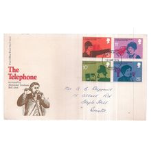 THE TELEPHONE, ALEXANDER GRAHAM BELL fdc 10th March 1976 stamps =
