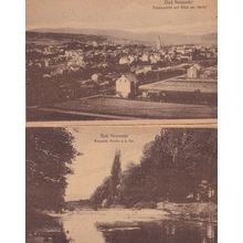 Bad Neuenahr Aerial Blick Ins Ahrtal German 2x Postcard