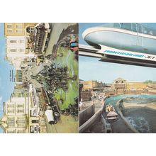 Phantasialand Bruhl Germany Water Chute Theme Park 2x Postcard