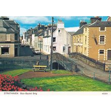 Strathaven Boo Backit Brig Scottish Bakers Bakery Postcard