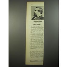 1956 U.S. Savings Bonds Advertisement - Senator Edmund Ross