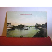 CAVERSHAM BRIDGE, River Thames, READING, Berkshire unused antique postcard =