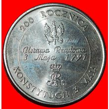 STANIOSLAV II (1764-1795):POLAND★10000 ZLOTYS 1791 1991 UNC★LOW START★NO RESERVE