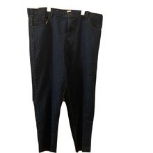 Harbor Bay Men's Big & Tall Blue Jeans Pockets Rugged Loose Fit Size 48x34