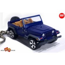 VERY RARE KEYCHAIN BLUE JEEP WRANGLER CUSTOM Ltd. Ed.